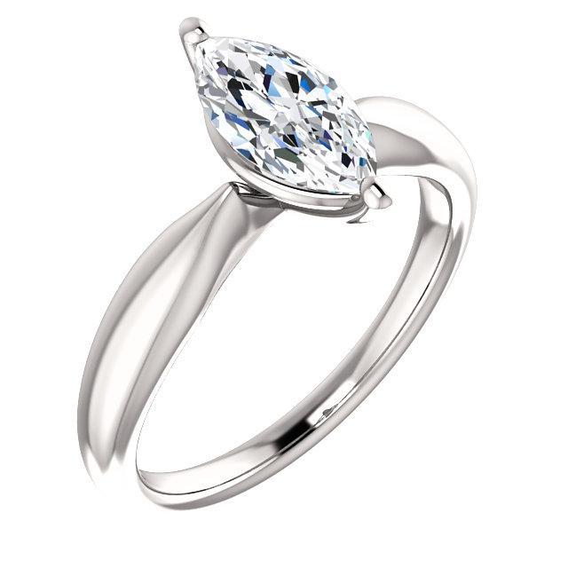 Solitaire Marquise Echt Diamantring 2,50 KaratSolitaire Marquise Echt Diamantring 2,50 Karat