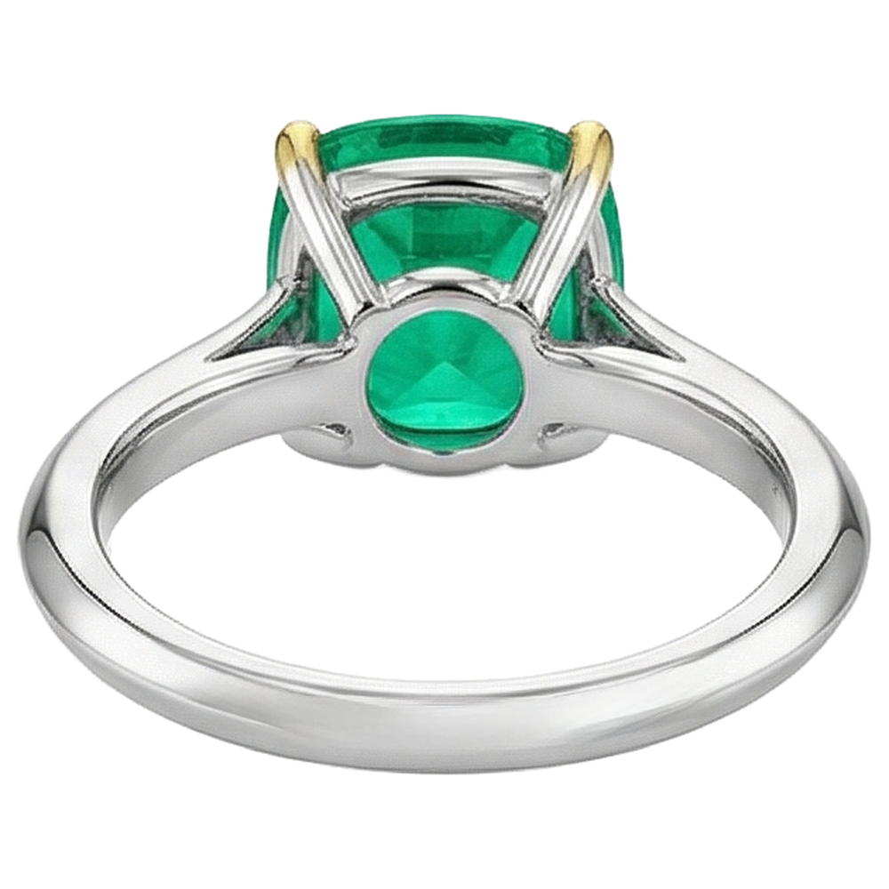 Zeitloser Farbstein-Ring 3,50 Karat – Detailansicht