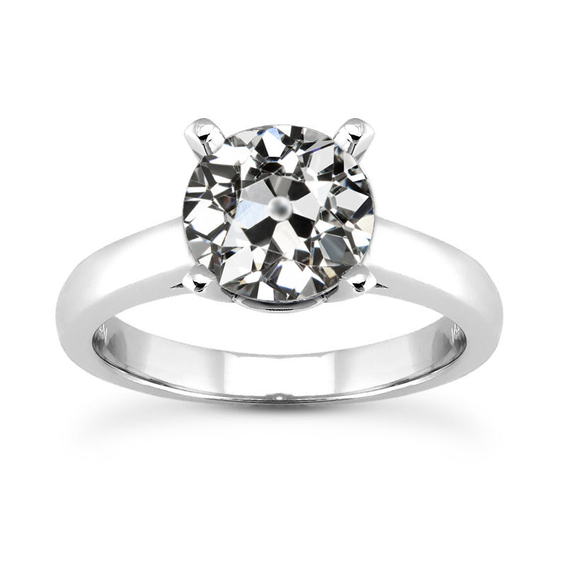 Naturreiner Brillant Solitär-Ring – Hauptansicht