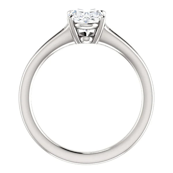 Solitär Echt Diamant-Verlobungsring 3,50 Karat 4 Krappen