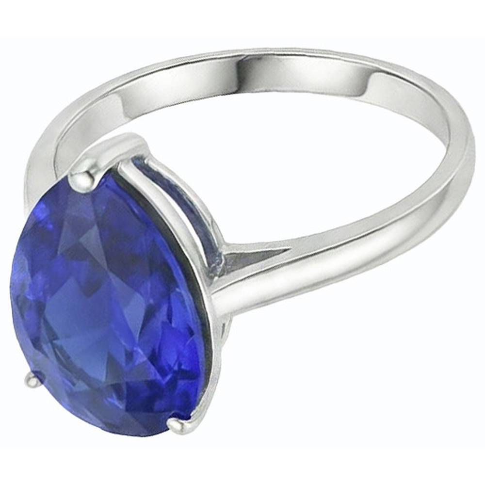 echter pear diamant 4Karat ring auf Weiß