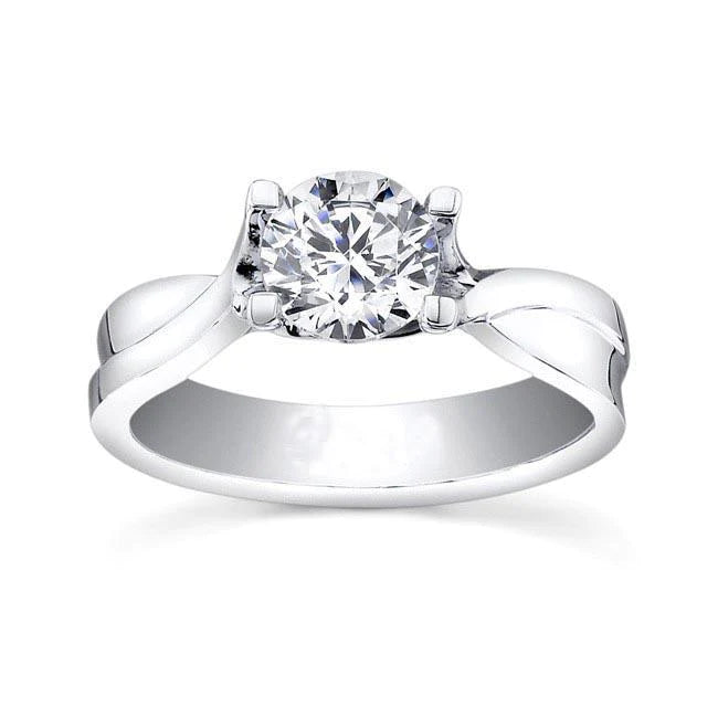 Solitär Funkelnder 2.25 Karat Echt Diamant-Verlobungsring Gold Weiß