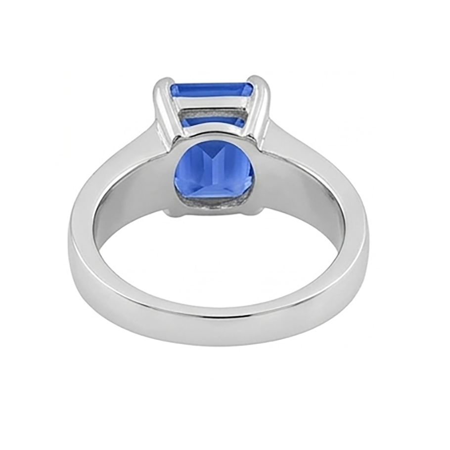 Solitär Herrenring Edelstein Schmuck 2,50 Karat Sri Lanka Saphir