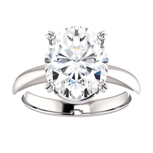 Solitärring 4 Karat Echt Diamant Doppelkralle Krappenfassung Schmuck