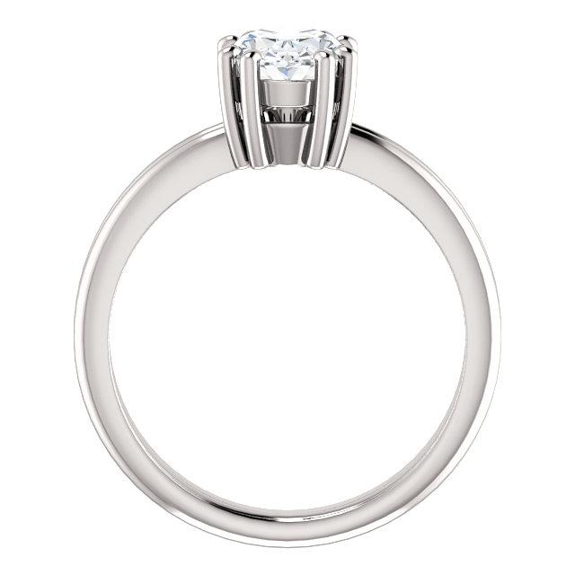 Solitärring Echt Diamant Oval Cut 5 Karat Split Shank Krappenfassung Schmuck Neu