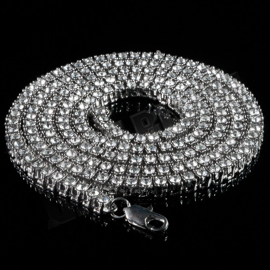 Stilvolle Herrenhalskette mit echten Diamanten