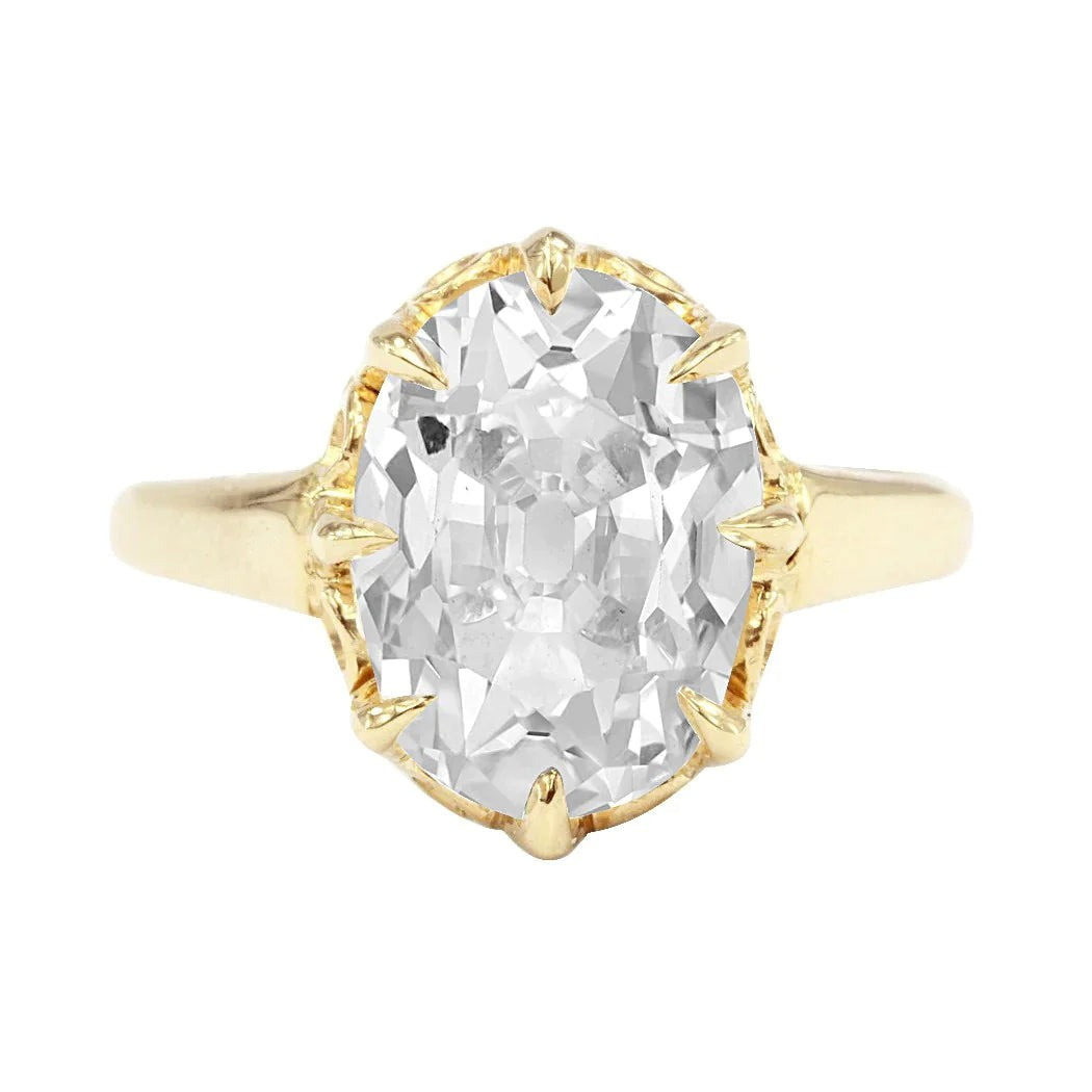 Stilvoller 9-Karat-Echt Diamantring