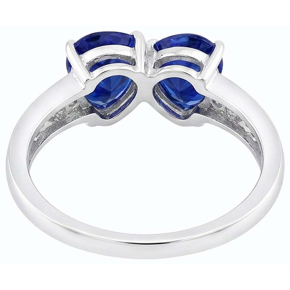 echter round diamant 2.25Karat ring auf Weiß
