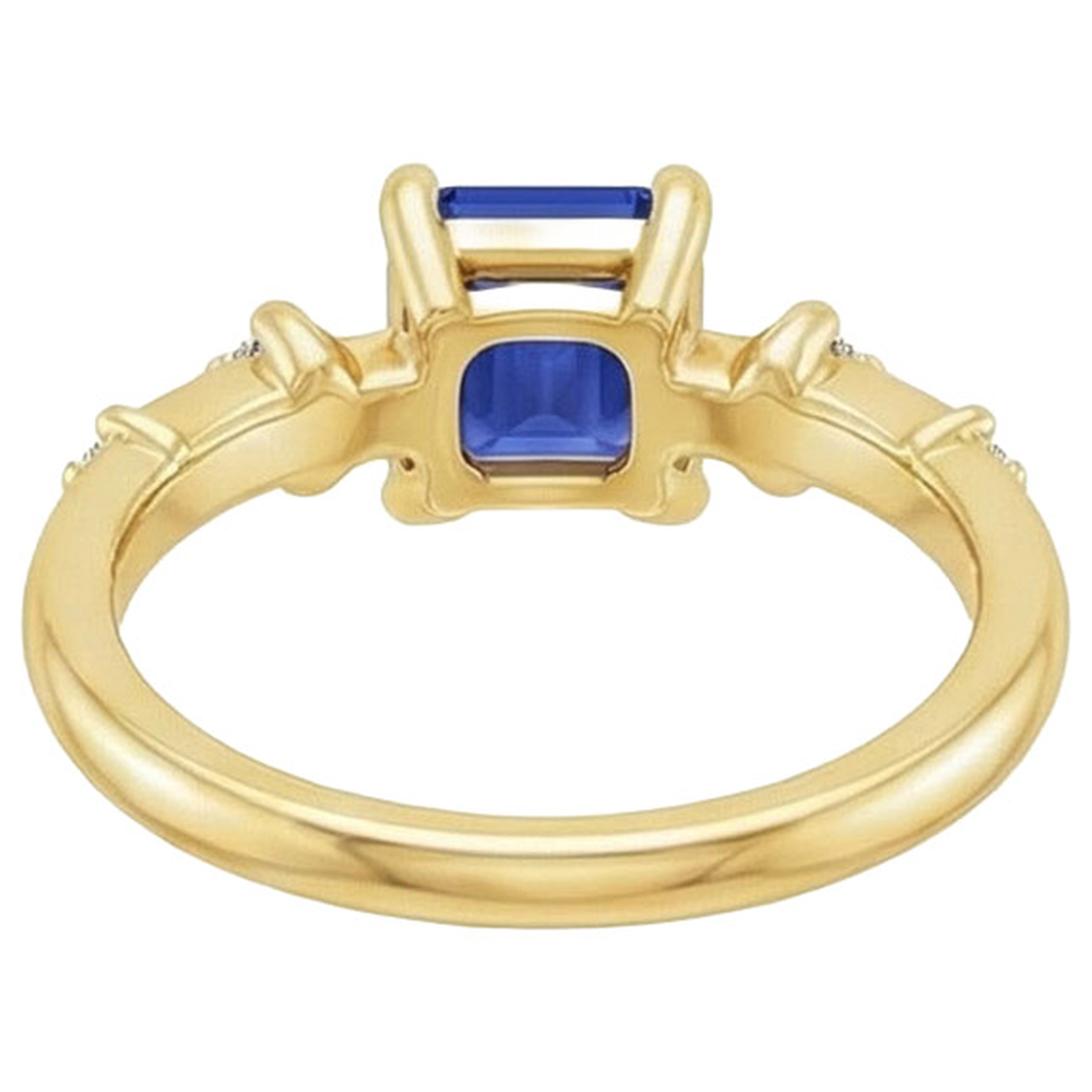 echter round diamant 3.50Karat ring Draufsicht