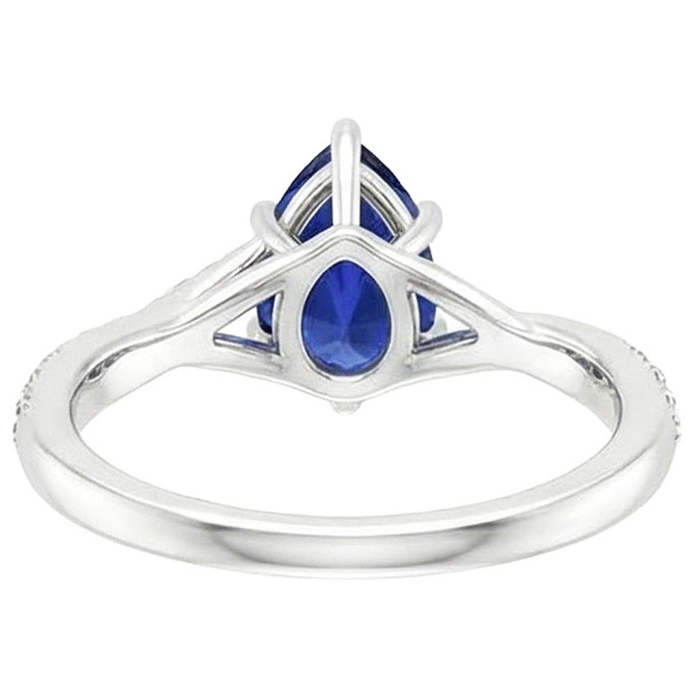 echter round diamant 3.25Karat ring Detailansicht