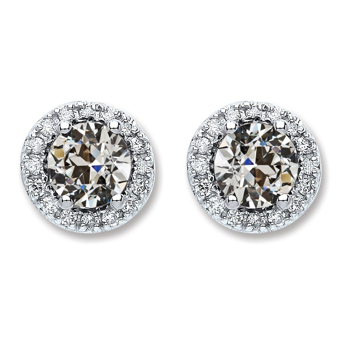 Brillanter Brillant Ohrringe 1,50 Karat – Hauptansicht