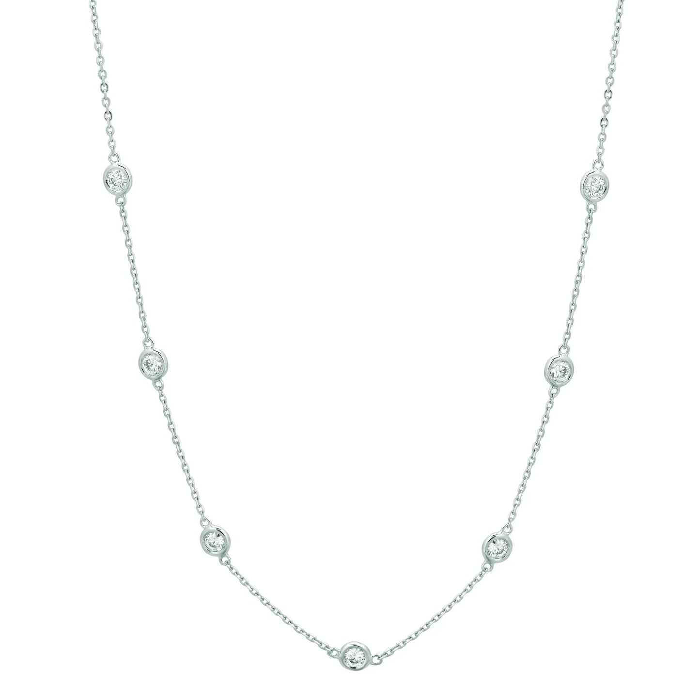 Zarte Echt Diamantkette