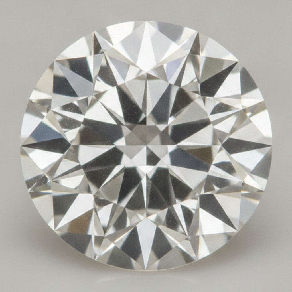 Antiker 6 Karat G VS1 loser Diamant Alteuropäischer Schliff Natur Rund aus der Erde gewonnen