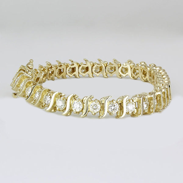 Natürlicher Diamant Designer-Schmuck – Schrägansicht