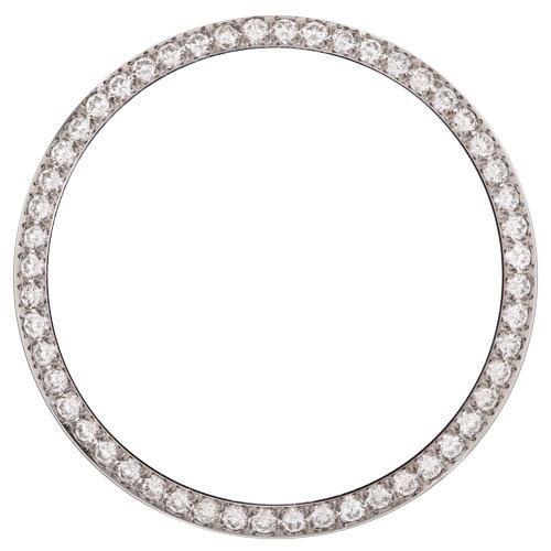 Rund-Brillant Diamant Ring in Stainless Steel – Hauptansicht