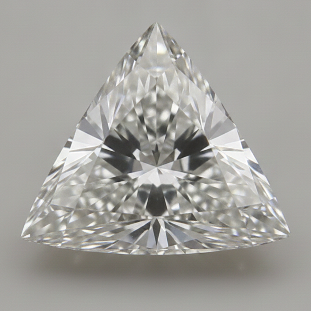 Echter 2 Karat Dreieck Trilliant F VS1 Natürlicher loser Diamant aus der Erde gewonnen