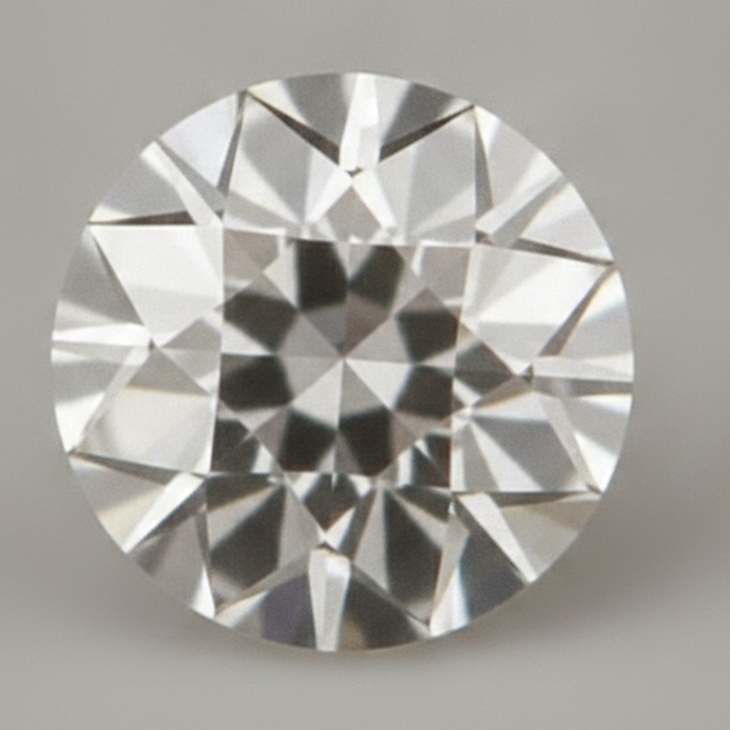 Echter, aus der Erde gewonnener, runder, natürlicher, loser Diamant G VS1 Alteuropäischer Schliff 7 Karat