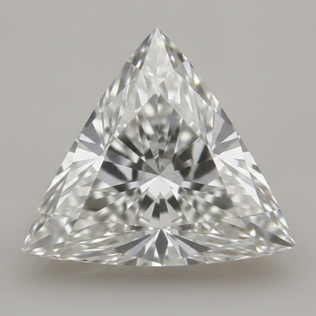 Funkelnder loser Diamant im Trillion-Schliff G VS1 5 Karat aus der Erde gewonnen Natur
