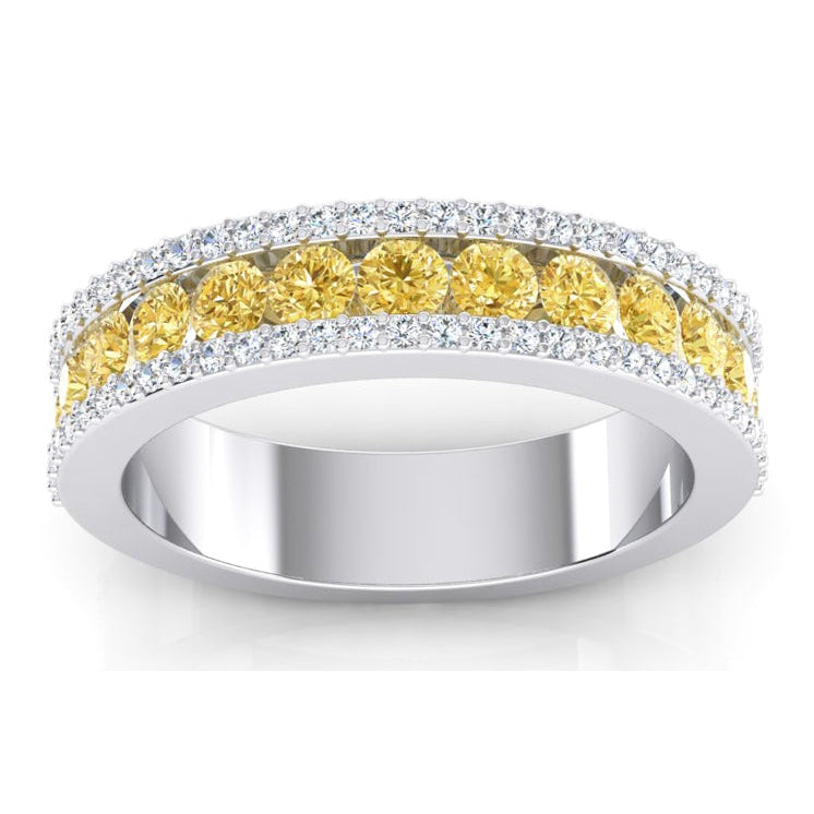 Gelber Kanarienvogel & Diamantring für Damen