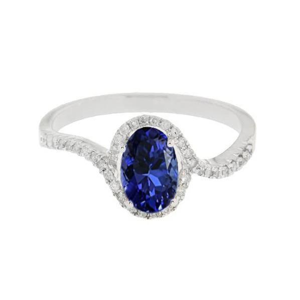 echter oval diamant 7.75Karat ring Vorderansicht