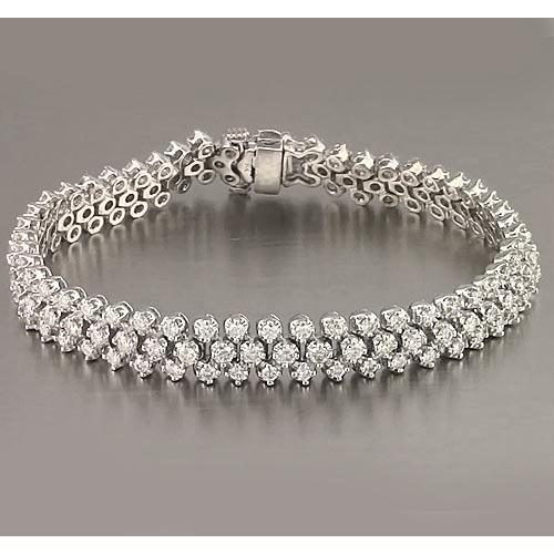 Damen Tennis Armband Zinken Set 12 Karat Weißgold 14K Schmuck Neu - harrychadent.de