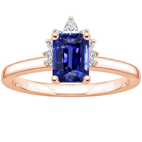 Damen Verlobungsring Strahlend Blauer Saphir & Diamant 3.50 Karat - harrychadent.de