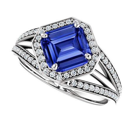echter round diamant 4.50Karat ring Vorderansicht