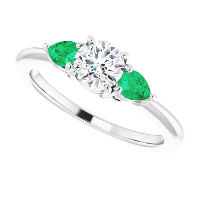 Drei-Stein-Diamant-Verlobungsring 1,50 Karat - harrychadent.de