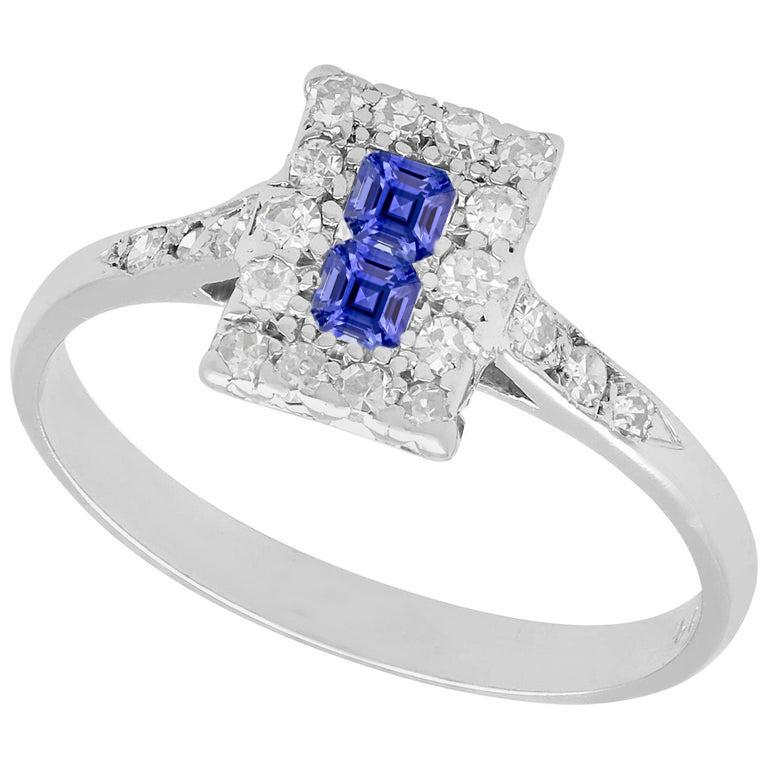 Halo Diamant-Verlobungsring Asscher Ceylon Saphir Schmuck 3 Karat - harrychadent.de