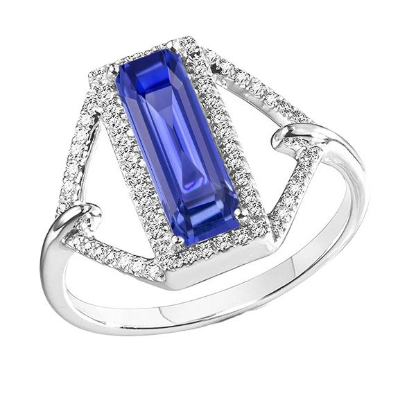 Halo Smaragd Saphir Ring 4,50 Karat Split Shank Diamantschmuck - harrychadent.de