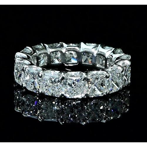 Kissen Diamant Eternity Band 7,50 Karat Weißgold 14K - harrychadent.de