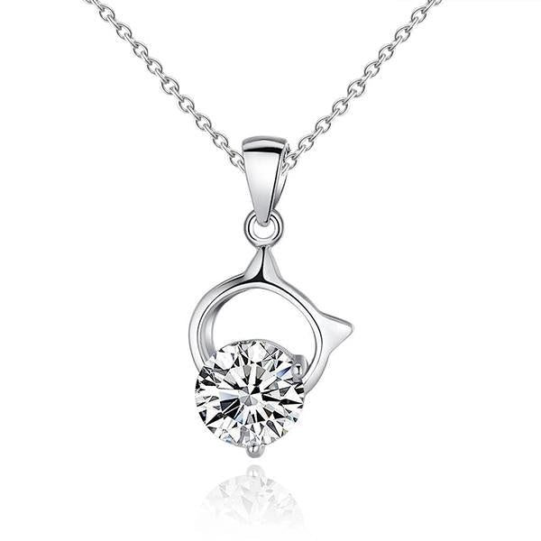 Natürliche Aus der Erde Abgebauter Natürlicher Diamant-Anhänger-Halskette 1,50 Karat Krappenset 14K Weißgold