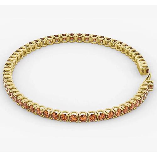 Orange Saphir Tennis Armband 5,90 Karat Schmuck Neu - harrychadent.de