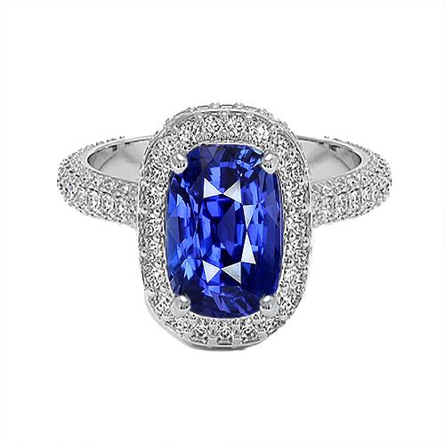 Oval Halo Verlobungsring Sri Lanka Saphir & Diamant 9 Karat Neu - harrychadent.de