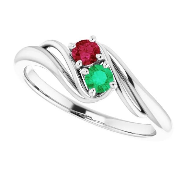 Ring Columbian Green Smaragd Und Rubin 0.50 Karat Damen Schmuck Neu - harrychadent.de