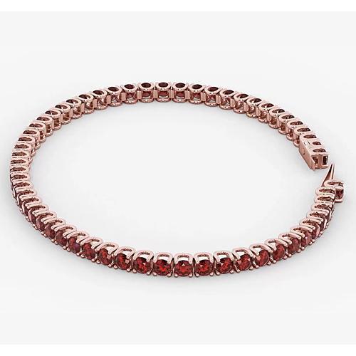 Ruby Tennis Armband Roségold 5,90 Karat Schmuck Neu - harrychadent.de