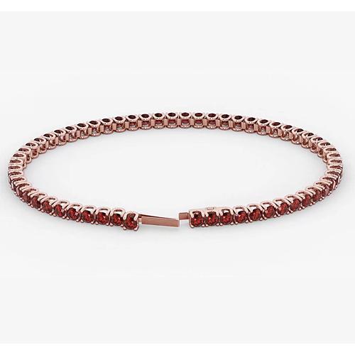 Ruby Tennis Armband Roségold 5,90 Karat Schmuck Neu - harrychadent.de