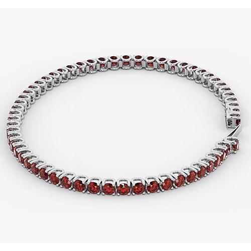 Ruby Tennis Armband Weißgold 14K 5,90 Karat Schmuck Neu - harrychadent.de