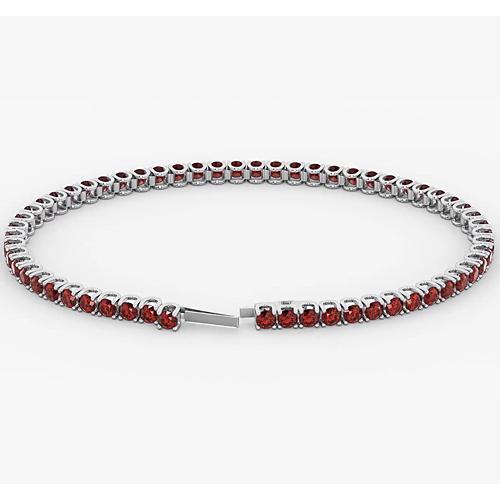 Ruby Tennis Armband Weißgold 14K 5,90 Karat Schmuck Neu - harrychadent.de