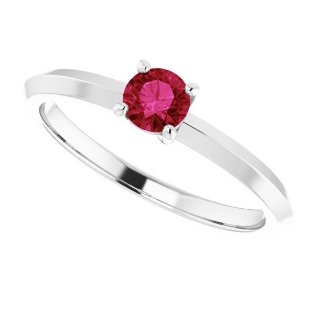 Solitär Rubin Ring 1,25 Karat 4 Krappenfassung Schmuck Neu - harrychadent.de