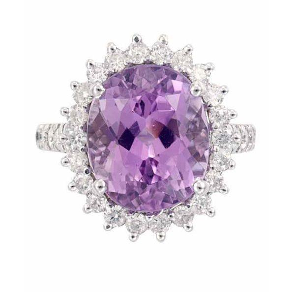 Weißgold Rosa Natürlicher Kunzit Und Diamant Fancy Ring Schmuck 21 Ct - harrychadent.de