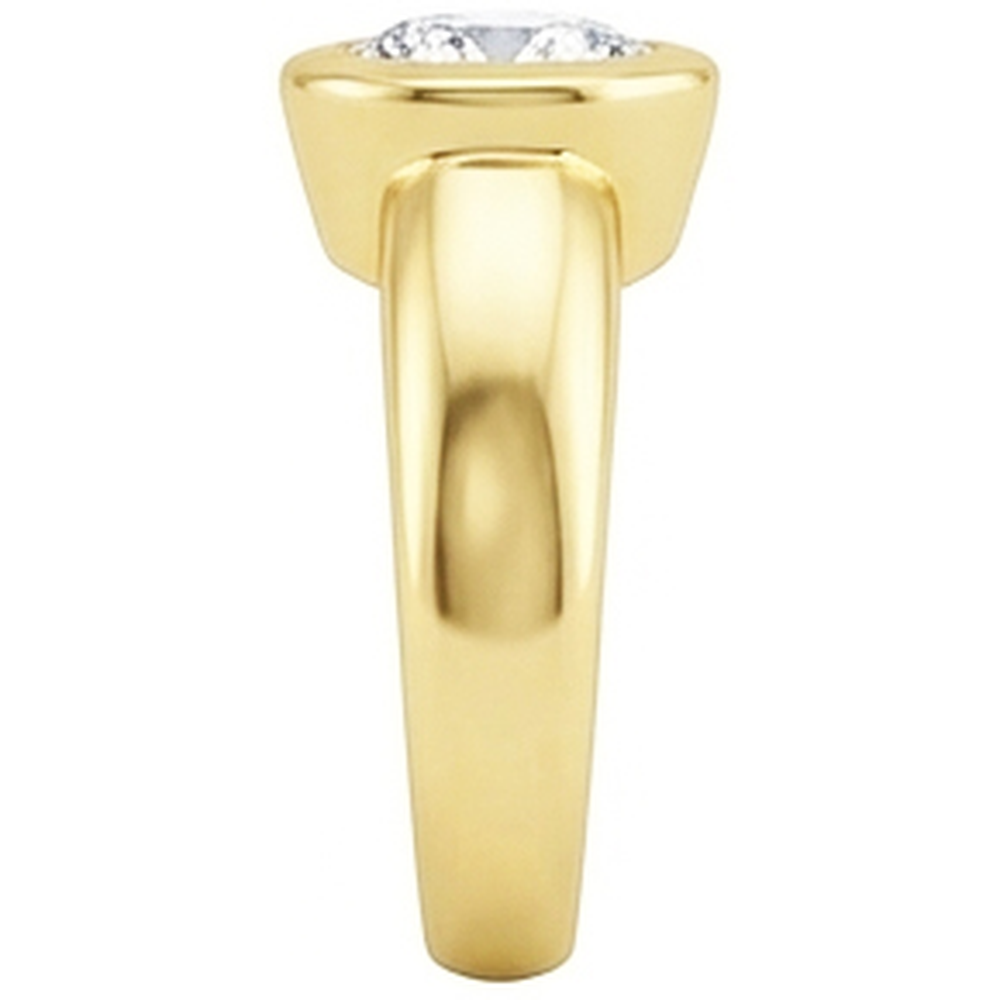 0.50 Karat Solitaire Echter Aus der Erde Abgebauter Natürlicher Diamant Solitaire Ring Gelbgold 14K