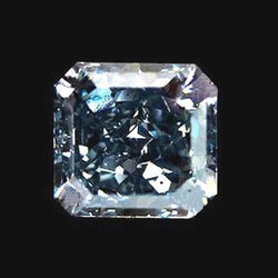 0,75 Karat Radiant-Schliff, blauer, loser, natürlicher, aus der Erde gewonnener Diamant