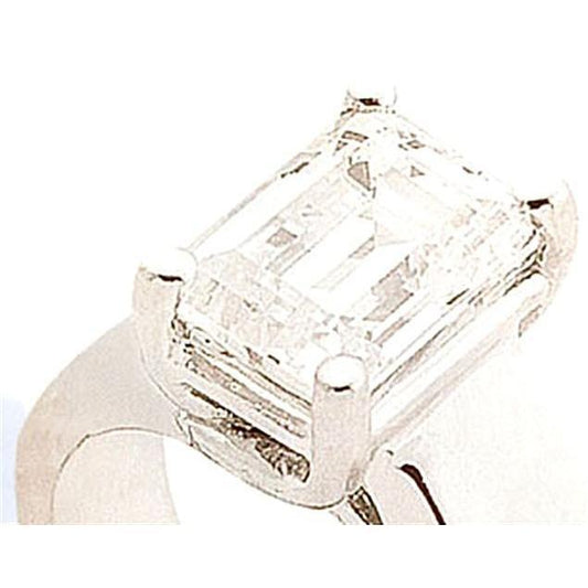 0.50 Karat Smaragd Echt Diamant Solitär Ring Weißgold 14K