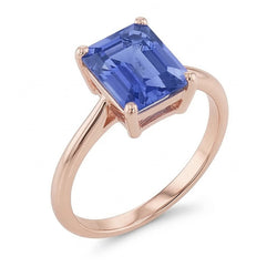 Echter Diamant Ring 1.50 Karat - 14K Roségold