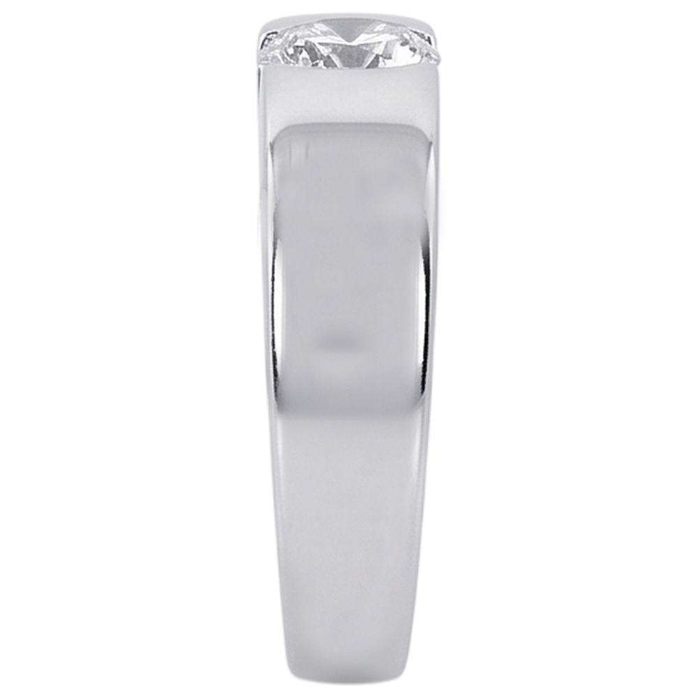 1.50 Karat G SI1 Wunderschöner Echt Aus der Erde Abgebauter Natürlicher Diamant Solitär Ring Herrenring Herren