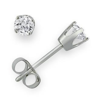 1 Karat Runder Natürliche Diamant Solitaire Ohrstecker Damen Schmuck