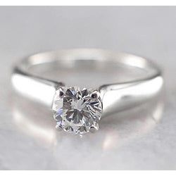 1 Karat Solitaire Echt Diamant Verlobungsring Damen Schmuck Neu