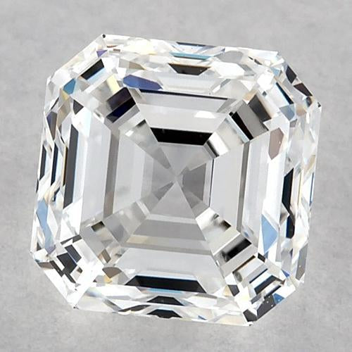 1 Karat Asscher-Diamant, lose, E-Fl, sehr guter Schliff