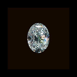 1 Karat E VVS1 Natürlicher, aus der Erde gewonnener Diamant, loser Ovalschliff